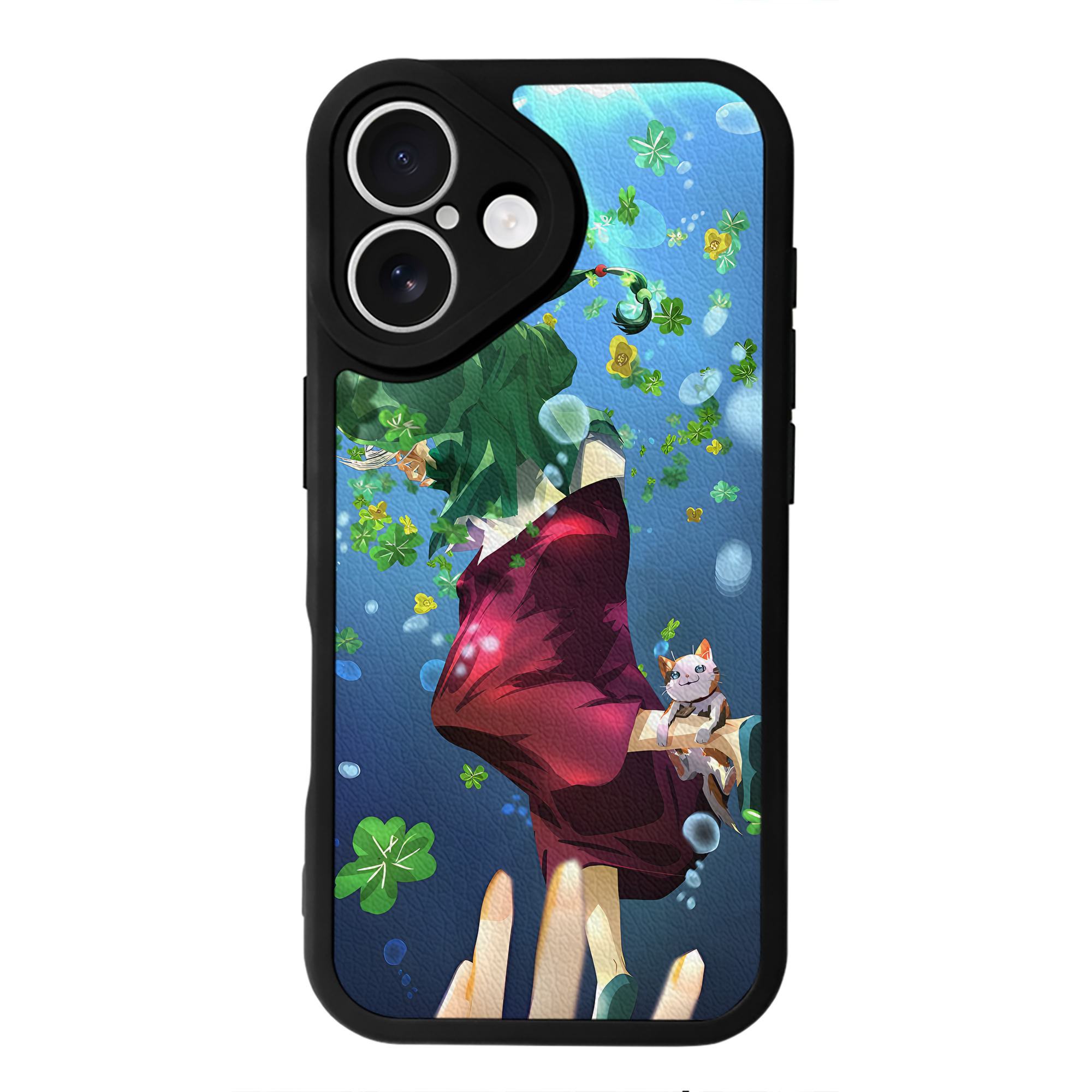 （画像用） 薬屋のひとりごと The Apothecary Diaries 【iPhone 16シリーズ対応】シリコンスマホケース（レザー調） 材質：シリコン